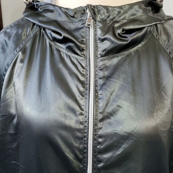 Ralph Lauren Green zipper rain coat. Hooded. Big‎ zipper pockets. XL trav… - Picture 2 of 14